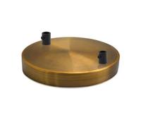 2 Outlet Vintage Ceiling Rose Light Fitting 120mm Antique Metal With Cord Grip And Accessories For Chandeliers And Hanging Lamp