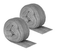 2 Pack 0000 Steel Wool Mice Blocker Wire Wool Mice Wire Wool Rats for Closing Small Holes Fine Wire Wool Rats Roll Keep Mice Away from Holes, Siding, Pipeline, Vents in Garden, House