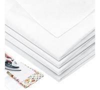 2 Pack 1×1.5m Fusible Interfacing Fabric 50g/m² - White Interfacing for Sewing Iron On, Iron on Interfacing Medium Weight for Sewing, Quilting, Crafts, Dressmaking, Reinforcing, DIY Projects