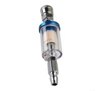 2 Pack 1/4 Inch for bsp Water Oil Separator Air Filter Inline Trap for Coating Tools Pneumatic Lines Rustproof Build 150mm Size(G1/4)