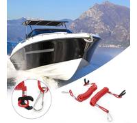 2-pack 1.6 Meter Boat Kill Switch Key Lanyard Safety Rope Having Rotating Spring Hook - Compatible with For Mercury for Johnson for Evinrude for Personal Waterc