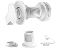 2 Pack 1" Cooler Drain Plug Replacement for Coleman Coolers-1 inch Shaft Length Cooler Drain Plug Kit,Cooler Parts Accessories Fits Most Coolers
