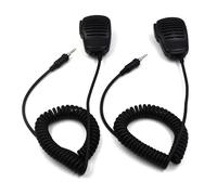 (2-Pack) 1-pin 3.5mm Handheld Speaker Mic Microphone for Yaesu Vertex VX-6 VX-6R VX-7R VX-120 VX-127 VX-170 FT-270 FT-277 Standard Horizon HX210 HX270 HX370 HX380 HX400 HX407