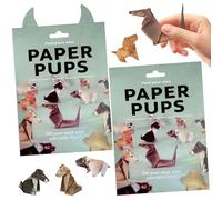 2-Pack 100 Sheets Origami Paper for Dogs, DIY 3D Foldable Dog Figures, Origami Kit for Kids & Adults, Fun Origami Dogs Craft Activity, Creative Desk Decorations, Pet Lovers Gift Idea