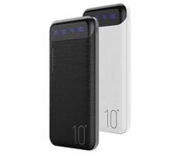 2-Pack 10000mAh Power Bank, Slimmest & Lightweight Portable Charger, LED Display USB C in&Out Battery Pack for iPhone 16 15 14 13 12 iPad Andriod