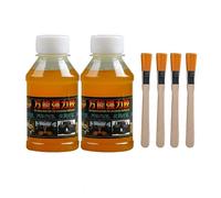 2 Pack 100ml Headliner Repair Glue, Upholstery Fabric Strong Fabric Adhesive Liquid Glue, Car Inside Roof Cloth Repair Glue for All Leather Polyester Dolls Fabrics with 4 Brushes, for Various Repair