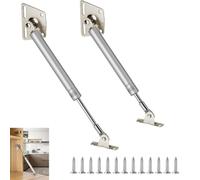 2 Pack 100N 22lb Gas Spring Soft Close Hinges for Drop Down Door Lid Stay Slow Close Gas Strut Damper for Kitchen Cabinet Cupboard Desk Drawer Flap Door Furniture Hardware Soft Lowering
