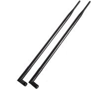 2-Pack 10dBi High Gain Bluetooth WiFi 2.4GHz 5GHz 5.8GHz MIMO RP-SMA Male Antenna for PCI WiFi Router Wireless Network Bluetooth Card USB Adapter Security IP Camera Video Surveillance Monitor PC