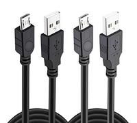 2 Pack 10Ft Controller Charging Cable for PS4, Play and Charge Micro USB Charger High Speed Data Sync Cord for Sony Playstation 4 PS4 Slim/Pro Controller, Xbox One S/X Controller, Android