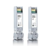 2 pack,10G Single Mode SFP+ LC Module, 10GBase-LR Fiber Transceiver for Cisco SFP-10G-LR, Meraki MA-SFP-10GB-LR, Ubiquiti UniFi UF-SM-10G, Mikrotik, Netgear,D-Link,TP-Link (SMF,1310nm,10km,DDM)