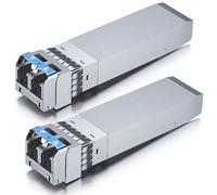 [2 Pack] 10Gtek 10Gb SFP+ LR Singlemode Module, 1310nm SMF Fiber LC 10km | 10GBase-LR Transceiver, Compatible for Cisco SFP-10G-LR, Meraki, Ubiquiti UniFi UF-SM-10G, Mikrotik, Netgear and More
