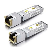 [2 Pack]10Gtek for HP-ProCurve Aruba JL563C, 10Gb SFP+ RJ45 Module 30-Meter | 10GBase-T SFP+ Copper Cat6a Ethernet Gbic Transceiver, Marvell AQR113C Chip, Compatible for HPE Aruba JL563A/JL563B/JL563C