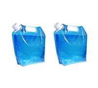 2 Pack 10L Collapsible Water Container, Portable Outdoor Water Carrier