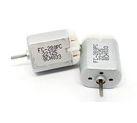 2 Pack - 10mm Flat Shaft Central Door Lock Actuator Motor FC-280PC-22125 FLAT SHAFT, D Spindle, Power Locking Repair Engine