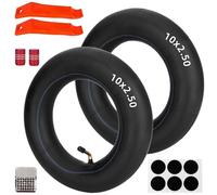 2 Pack 10x2.50 Escooter Inner Tube thickened 10" Bike Tube and Repair Kit