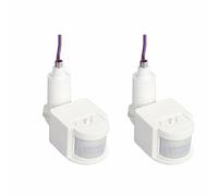 2-Pack 110-240V Motion Detector Switch, Adjustable Timer & Radar Sensor