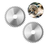 2 Pack 115mm Angle Grinder Wood Blade, 40 Teeth Carbide Teeth Circular Saw Blades 4.5" Circular Saw Blade for Wood Plywood MDF Plastic Veneer Lumber Laminate Carbide Finishing 7/8 inch Arbor 22.2mm