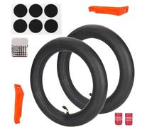 2 Pack 12.5x2.25 Bike Inner tube 12 1/2x 2 1/4 and Repair Kit 90° | replacement for Pocket Mod Bella Chrissy Hannah Montana Currie Schwinn