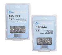 2-Pack 12-Inch Chainsaw Chain Replacement for Echo PPT-2620 - (12", 3/8", 043", 44 Drive Links)