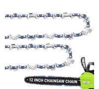 2 Pack 12 Inch Chainsaw Chains - 3/8" Low Profile Pitch, 0.050" Gauge, 45 Drive Links - Fits Echo CS-2511T, Husqvarna 334T, Craftsman, Greenworks, Poulan & More