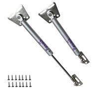 2 Pack 120N/26LBS DIY Drop Down Gas Struts for Downward Flap Lid Slowly Down, Drop Front Desk, Cabinet Desk and Loft Hatch