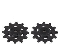 2 Pack 12T Rear Derailleur For Wheel Pulley for SRAM For XX1 X01 For X1 For GX NX For Apex For Rival For Force RED 11 Speed Narrow Wide Black Plastic Durable and clever