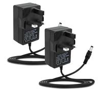 2 Pack 12V 2A Power Supply Adapter, Auroh AC 100-240V to DC 12V 2000mA 24W Universal Power Adapter Driver Transformer 5.5mm x 2.1mm Jack for LED Strip Lights, Router, CCTV Camera, Monitor