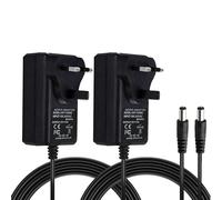 2 Pack 12V 3A Power Supply Adapter, Auroh AC 100-240V to DC 12V 3000mA 36W Universal Power Adapter Driver Transformer 5.5mm x 2.1mm Jack for LED Strip Lights, Router, CCTV Camera, Monitor