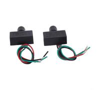 2 Pack 12V Electric Sprayer Control Switch Regulator for Agricultural Sprayers, PP Material Controller Accessory, Compact Design for Fine-Tuning Pressure and Flow, Easy Installation(Plastic)