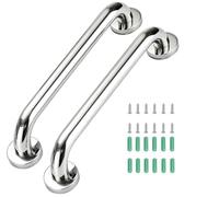 2 Pack 13inch Shower Grab Bar Handle, Stainless Steel Bathroom Grab Bar | Anti Slip Bathroom Balance Bar, 33.5cm Safety Hand Rail Support, Handicap Elderly Senior Assist Handle for Toilet, Intdoor