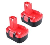2 Pack 14.4V 4.8Ah Ni-MH BAT140 Replacement for Bosch Battery BAT040 BAT041 BAT159 2607335275 2607335533 2607335685 2607335711 Compatible with Bosch 14.4V Battery Tools