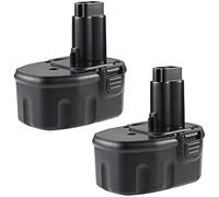 2 Pack 14.4V 4.8Ah NiMH Replacement Battery for DeWalt 14.4V Battery DC9091, Compatible with DW9091 DW9094 DE9038 DE9091 DE9092 DE9094 DE9502 Cordless Power Tools - VANTTECH