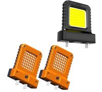 2 Pack 14W LED Camping Lantern Work Light for 20V 21V | Provides bright 14W LED illumination for outdoor camping, jobsite inspection, and work tasks.