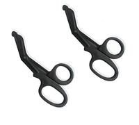2 Pack 150mm Emergency Scissors, EMT and Trauma Scissors Bent Bandage Scissors First Aid Scissors, Stainless Steel Bandage Scissors for Nurse First Aid Emergency Rescue