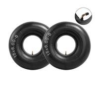 2-Pack 15x6.00-6" Inner Tubes 15x600-6 Lawn Mower Tire Tubes with TR-87 Bent Valve Stem for Lawn Mowers, Yard Tractors, Wheelbarrows, ATV, and More 6.00-6 6.50-6 Tire Tube
