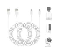 2 Pack 16.4FT Power Extension Cable Compatible with Wyze Cam V4,Wyze Cam V3,Wyze Cam OG, Blink Mini, Ring Indoor Cam (2nd Gen), Blink Mini Pan Tilt, Camera Extension Cable Cord for Security Camera