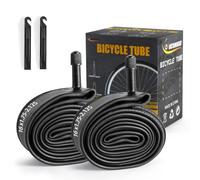 2 Pack 16 Inch Bike Tube AV32mm Schrader Valve, Bicycle Tube with 2 Tire Levers Fit 16 x 1.75/1.9/1.95/2.0/2.1/2.125 for Kids/Mountain/MTB Bike