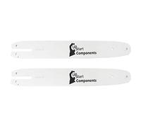 2-Pack 16-Inch Chainsaw Guide Bar Replacement for Stihl MS 170 - (16", 3/8", .050", 55 Drive Links)