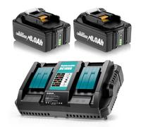 2 Pack 18V 8.0Ah Replacement for Makita BL1830 Battery and Charger