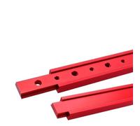 2-Pack 19mm Alloy T-Track Slider for Table Saws Miter Saws Woodworking Workbenches - for 100mm 450mm Adaptable T-Slot Miter Bar Aluminum Top Width Red(450mm)