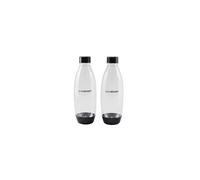 2 Pack 1L BPA Free Water Bottle for Carbonated Drinks Dishwasher Safe Compatible with SodaStream Spirit Spirit One Touch Terra Art Power Source