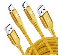 2-Pack 1M USB C Cable 3.1A Fast Car Charger Cable Compatible for iPhone 17 air 16 15 Plus Pro Max, Samsung Flip/Fold 7 6 5 4 3 S25 S24 S10 S20 S21 S22 S23 A16/15/14/13/12 A35/A34 A56/55/54, Pixel