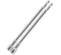 2 Pack 200mm Long 1/4" Drive 5-19mm Metal Magnetic Hexagon Shank Hex Nut Driver Socket for Car Home Repair Home Car Repair(13mm)