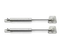 2 Pack 200N/45LBS Drop Down Gas Struts, Soft Close Cabinet Hinges for Downward Flap Lids, Heavy Duty Gas Spring Lift Support for Drop-Front Desk, Loft Hatch, Kitchen Cupboard