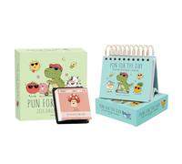 2 Pack 2026 Funny Motivational Desk Calendar | Perpetual Design with 365 Daily Humorous Uplifting Quotes, Daily Tear-Off Pun of The Day Jokes & Inspirational Quotes, Desk Decor for Coworkers/Student