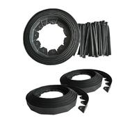 (2 Pack - 20m) KCT 10 Metre Flexible Plastic Lawn Edging Grass Border with Pegs
