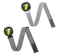 2 Pack 20mm Sport Ankle/Arm Band Compatibel with Galaxy Watch7/6/5/4/FE Band 44mm /Watch 5 Pro/Galaxy Watch 6 Classic 47mm 43mm/Watch 4 Classic,Elastic Nylon Arm Bands for Women Men