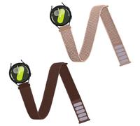 2 Pack 20mm Sport Ankle/Arm Band Compatibel with Samsung Galaxy Watch 7/6/5/4/FE 44mm 40mm/Watch 5 Pro/ 6 Classic 47mm 43mm/ 4 Classic Strap,Elastic Nylon Arm Bands for Women Men