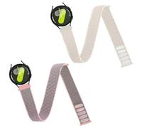 2 Pack 20mm Sport Ankle/Arm Band Compatibel with Samsung Galaxy Watch 7/6/5/4/FE 44mm 40mm/Watch 5 Pro/ 6 Classic 47mm 43mm/ 4 Classic Strap,Elastic Nylon Arm Bands for Women Men