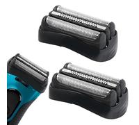 2 Pack 21B Series 3 Replacement Head, Foil & Cutter Razor Heads Compatible with Braun Series 3,Electric Shaver Replacement Head Accessories for S3 3000s 3010s 3040s 3050cc 3070cc 3080s 3090cc etc